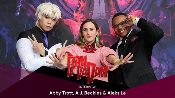 Image for Interview With Dan Da Dan English Dub Cast: Abby Trott, A.J. Beckles and Aleks Le