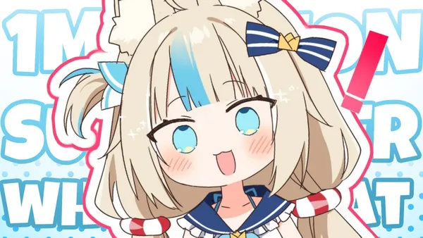 Image for VTuber Sameko Saba Hits 1 Million Subs 3 Days After Debut Stream