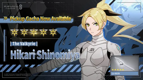 Image for Hikari Shinomiya Joins Kaiju No. 8 Game With a New Original Story